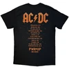Rock Marškinėliai AC/DC Bell Lightning EU Tour '25, Dydis: XL