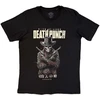 Rock Marškinėliai Five Finger Death Punch Crossed Pistols Full Colour, Dydis: M