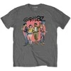 Rock Marškinėliai Gorillaz Group Circle Rise, Dydis: XXL