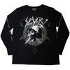Rock Marškinėliai Ilgomis Rankovėmis Slayer Dagger Skull, Dydis: M