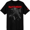 Rock Marškinėliai Iron Maiden 50 Trooper Crop Pilkas, Dydis: L