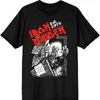 Rock Marškinėliai Iron Maiden Est. 1975 No Prayer Grave Raudona Logo, Dydis: L