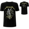 Rock Marškinėliai Metallica And Justice For All Tracks, Dydis: M