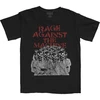 Rock Marškinėliai Rage Against The Machine Crowd Masks, Dydis: M