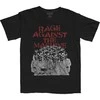 Rock Marškinėliai Rage Against The Machine Crowd Masks, Dydis: XL