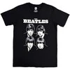 Rock Marškinėliai The Beatles Juodas &amp; Baltas Band, Dydis: L