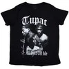 Rock Marškinėliai Tupac All Eyez On Me B&amp;W, Dydis: XXL