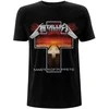 Rock Metallica Master of Puppets Cross Marškinėliai, Dydis: XXL