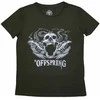Rock Moteriški Marškinėliai The Offspring Feathered Winged Skull, Dydis: M