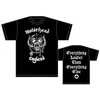 Rock Motorhead England (+ užrašas ant nugaros) Marškinėliai, Dydis: XL
