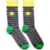 Rock Nirvana Happy Face &amp; Logo Stripes Kojinės