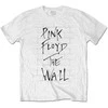 Rock Rožinė Floyd The Wall &amp; Logo Marškinėliai, Dydis: M