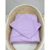 Bobono Patalynės komplektas kūdikiui violetinė languota 75x100cm Newborn