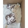 Super Hobby Horse Medinis žirgas su kotu – rudas leopardinis su smėlio spalvos karčiais