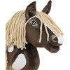 Super Hobby Horse Hobby Horse lazdelinis arkliukas Super Premium western IV tamsiai rudas A4