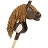 Super Hobby Horse Hobby Horse lazdelinis arkliukas Super Premium western tamsaus bėro atspalvio A4