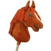 Super Hobby Horse Medinis žaislinis arkliukas – kaštoninis Premium
