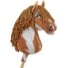 Super Hobby Horse Medinis hobio arkliukas rudas su karčiais
