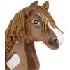 Super Hobby Horse Žaislinis arkliukas vaikams rudas su lazdele