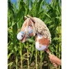 Super Hobby Horse Medinis hobis žirgas tobiano rudas su smėlio spalvos karčiais