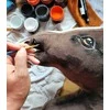 Super Hobby Horse Medinis žirgas su kotu – tamsiai rudas, premium