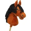 Super Hobby Horse Medinis žirgas su kotu – šviesiai rudas, Premium