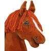 Super Hobby Horse Medinis žaislinis arkliukas – kaštoninis Premium