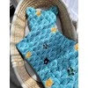 My Sweet Baby Antklodė su pagalvė kūdikiui, 2 dalių komplektas, mėtų spalvos miško raštas