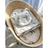 My Sweet Baby Antklodė su pagalve kūdikiui, 2 dalių komplektas, ruda su paukščiukais