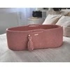 My Sweet Baby Moses basket BOHO Handmade cotton with mattress - blush