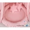 My Sweet Baby Kabantis baldakimas ir lizdas su pagalvėlėmis – pastelinis rožinis