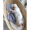 My Sweet Baby Minkštas medvilninis kūdikio pledas zuikutis, pastelinė mėlyna/balta