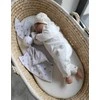 My Sweet Baby Minkštas medvilninis kūdikio pledas su zuikučiu, pilki žvaigždutės, pilkas