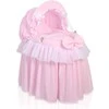 My Sweet Baby Lopšys lėlėms su gaubtu LITTLE PRINCESS rožinis – žaidimams ir rūpesčiui lėle.