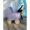 My Sweet Baby Lėlių vežimėlis pintas šviesiai violetinis Milly Mally