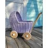 My Sweet Baby Lėlių vežimėlis pintas šviesiai violetinis Milly Mally
