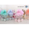 My Sweet Baby Lėlės pintas vežimėlis su balta patalyne ir paminkštinimu