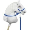Super Hobby Horse Hobio žirgo kamanos su pavadžiu – mėlynos