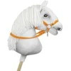 Super Hobby Horse Hobby horsing vadeles kantarui – neoninės oranžinės