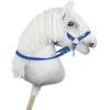 Super Hobby Horse Hobio žirgo kamanos su pavadžiu – mėlynos