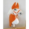 Super Hobby Horse Hobby Horse oranžinė fleece antklodė ir ausinės