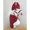 Super Hobby Horse hobby horse bordo spalvos pledas ir ausinukai