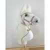 Super Hobby Horse Hobby Horse rinkinys: kreminė fleece antklodė ir ausinukai