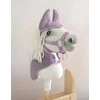 Super Hobby Horse Hobby Horse komplektas A4 ir A5 flisinis apklotas su ausinukais lila