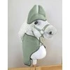 Super Hobby Horse Hobby Horse fliisinis komplektas A4–A5 šalavijo spalvos