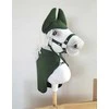 Super Hobby Horse Flisinis rinkinys hobio arkliukui A4/A5, tamsiai žalias Hobby Horse
