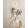 Super Hobby Horse Flisinis komplektas žirgeliui Hobby Horse A4–A5 kreminis