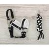 Super Hobby Horse Hobi arkliuko kantaras ir pavadys juodai baltas