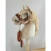 Super Hobby Horse Hobio žirgo kantaras ir pavadis – juoda/ruda