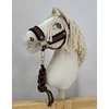 Super Hobby Horse Hobby horsingo kantaras ir pavadys – juoda/ruda